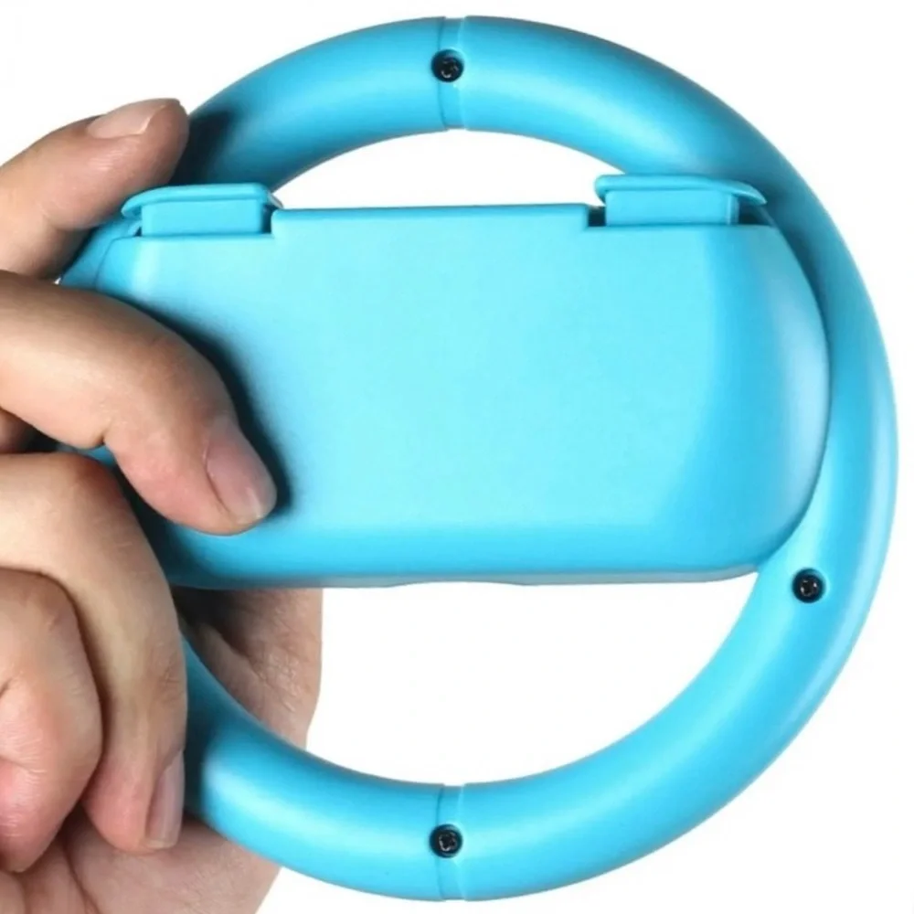 Rocketfish Joy Con Racing Steering Wheel 2 Pk. for Nintendo Switch Red/Blue- NWT